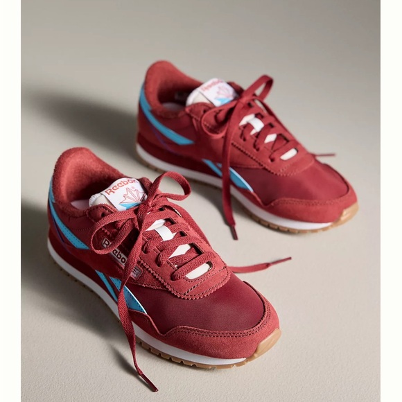 Reebok Shoes - Reebok by anthropology Women's Red and Blue Sneakers sz 8